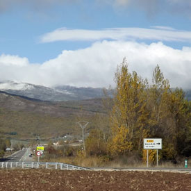Vista del desvÃ­o a Vallejo desde la P-220
